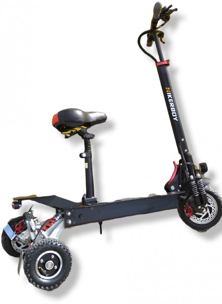 Trottinette 3 roues &eacute;lectrique avec si&egrave;ge pour per