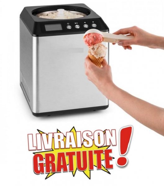 Turbine &agrave; glace professionnelle 2 litres - neuf