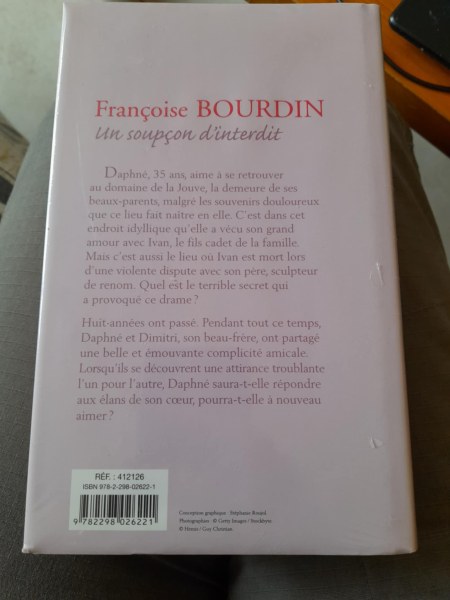 Vente Un soupçon d'interdit -françoise bourdin