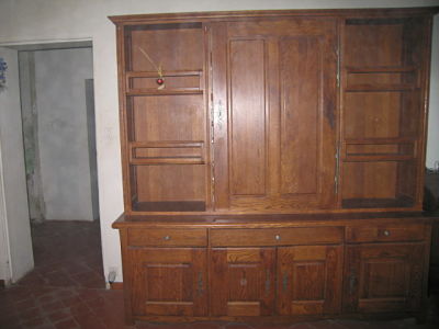 Vaisselier en ch&ecirc;ne