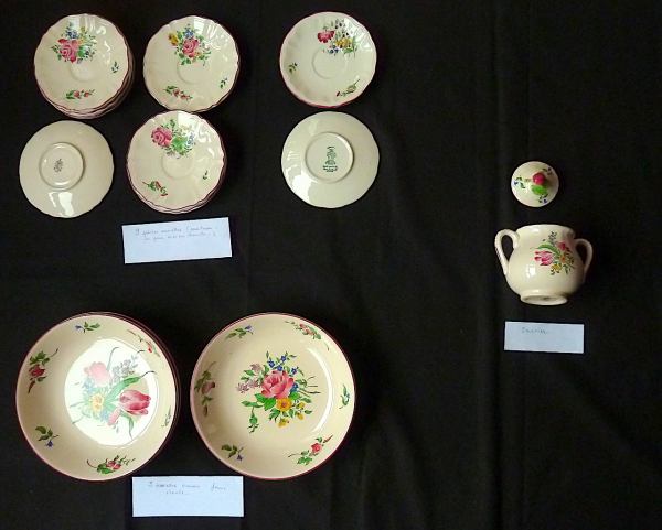 Vente Vaisselle ancienne "luneville kg"
