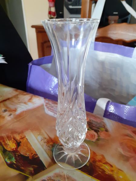 Vase en verre 18 cm