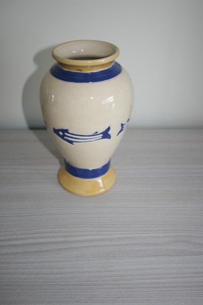 Vase motif poisson pas cher