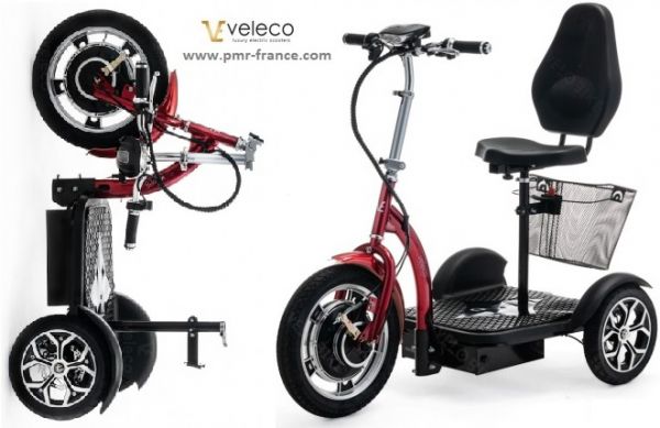 Veleco zt16 scooter de mobilit&eacute; 3 roues