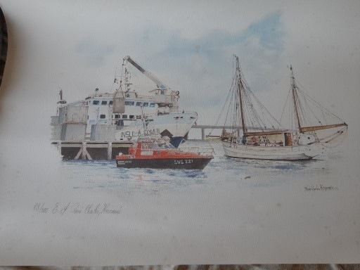 Vend lithographie ren&eacute; charles de keromn&egrave;s