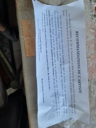 Vente Vend lithographie ren&eacute; charles de keromn&egrave;s