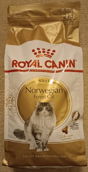 Vends croquettes pour chats royal canin norvégien