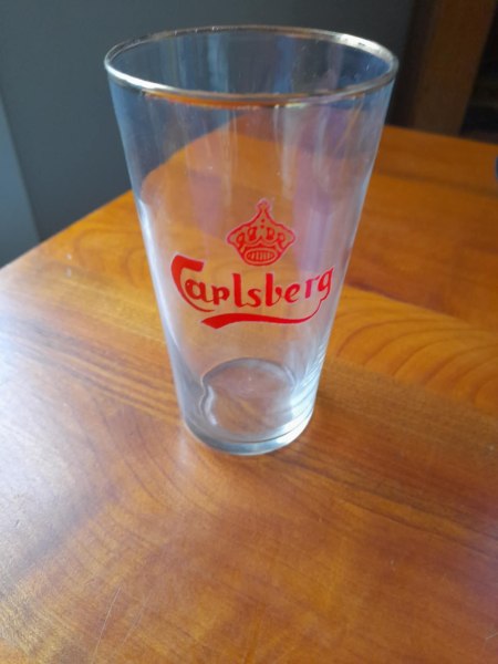 Verre a biere publicitaire caplsberg