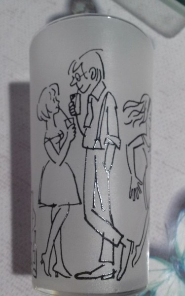 Verre &agrave; limonade ancien cabu