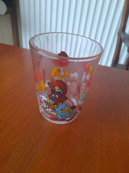 Verre a moutarde dessin anim&eacute; pas cher