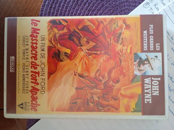 Vhs "le massacre de fort apache"