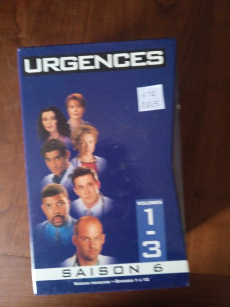 Vhs "urgences" saisons 6