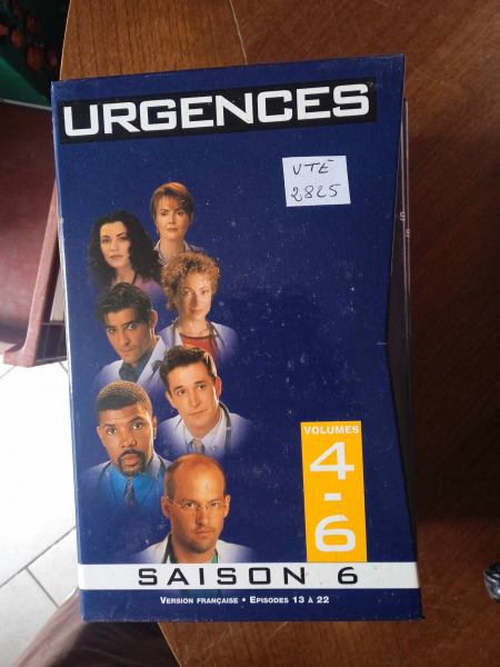 Vhs "urgences" saisons 6