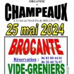Vide-greniers à champeaux (77), le 25 mai 2024