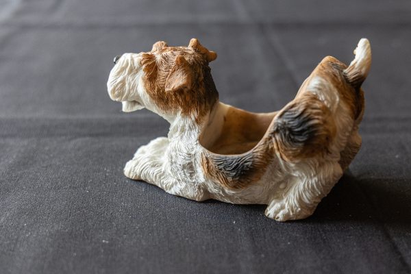 Vente Vide-poche figuratif forme de fox-terrier &agrave; poil d