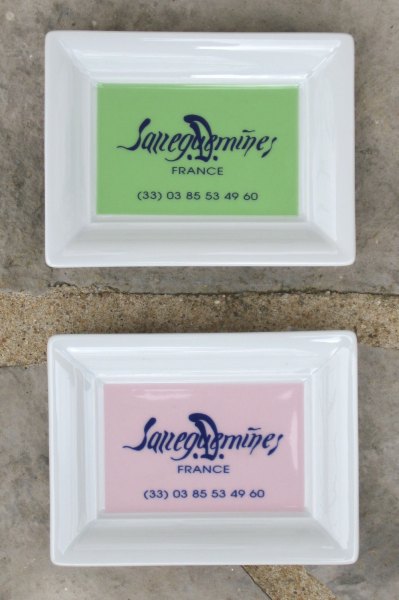 Vente Vide-poches publicitaires porcelaine sarreguemines