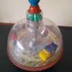 Vente Vintage ancienne toupie en tole et plastique