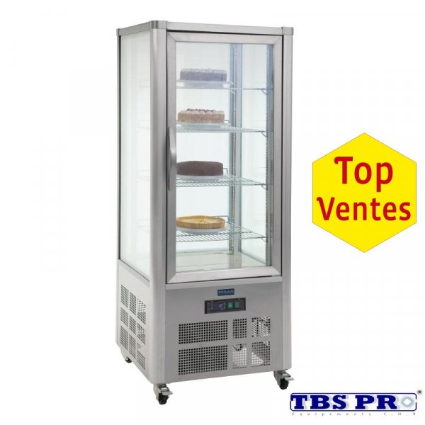 Vente Vitrine &agrave; p&acirc;tisserie sur roulettes neuve