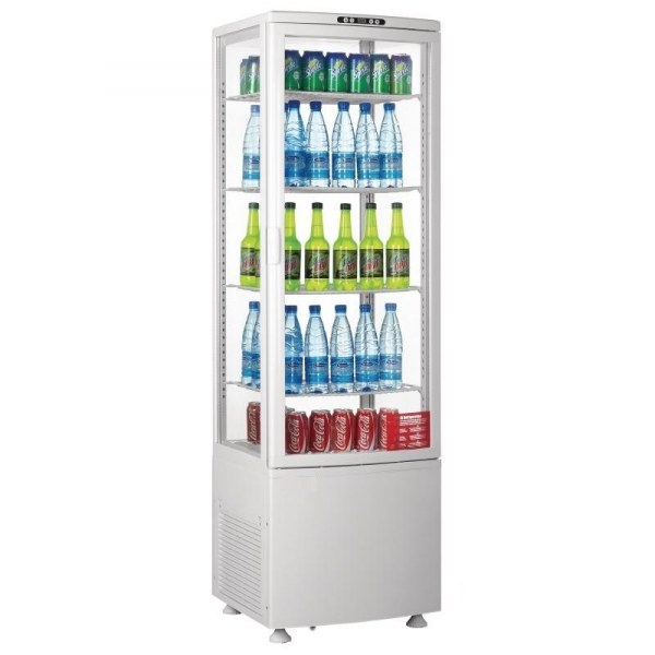 Vitrine panoramique r&eacute;frig&eacute;r&eacute;e 235 litres - neuve pas cher