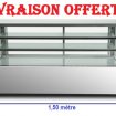 Vitrine réfrigérée avec un service arrière - neuf