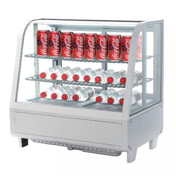 Vente Vitrine r&eacute;frig&eacute;r&eacute;e de comptoir 100 litres - neuve