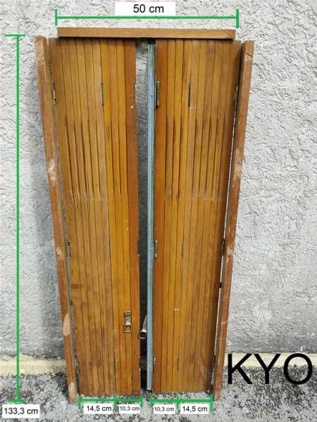 Vente Volets pliants bois - persienne 4 vantaux