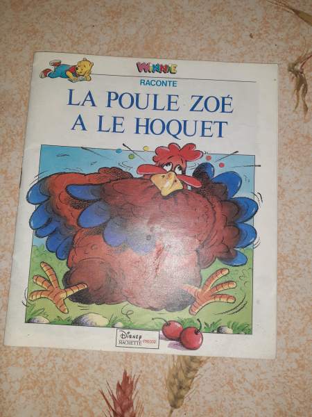 Winnie raconte " la poule zoé à le hoquet"